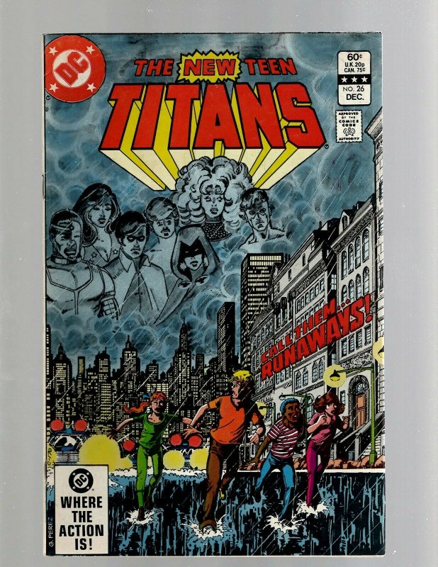 Lot of 12 The New Teen Titans Comics #21 24 26 33 34 39 40 41 42 43 46 47 J418