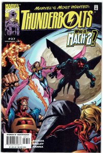 Thunderbolts #37 (1997 v1) Mark Bagley 1st Mach-2 NM