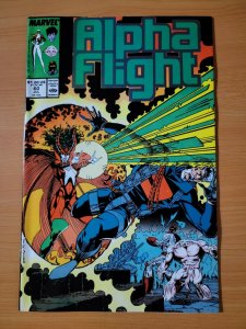 Alpha Flight #60 ~ edición del mercado directo casi NUEVO casi nuevo ~ 1988 Marvel Comics 