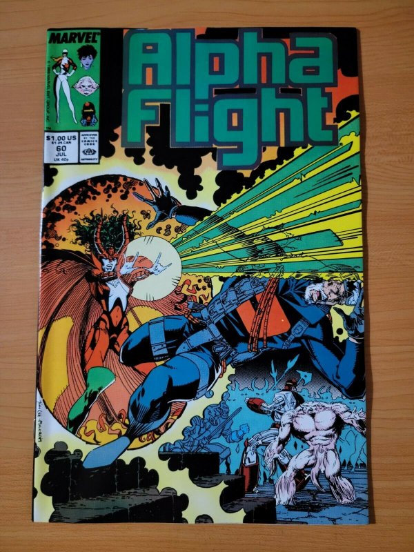 Alpha Flight #60 Direct Market Edition ~ NEAR MINT NM ~ 1988 Marvel Comics 