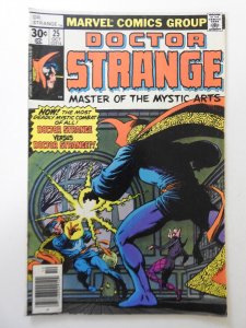 Doctor Strange #25 VG Condition moisture stain, rust on bottom staple
