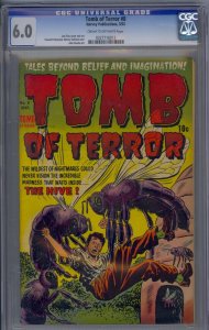 TOMB OF TERROR #8 CGC 6.0 LEE ELIAS PRE-CODE HORROR