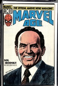 Marvel Age #22 (1985) Iceman