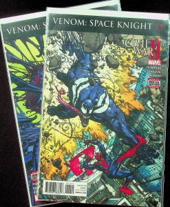 Venom: Space Knight #11-12 (Aug-Sep 2016, Marvel) - 2 comics - Near Mint