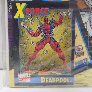 X-Force 1 NM Signed by Rob Liefeld Unopened. Rare Deadpool Card