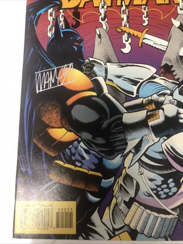 Knightquest Batman # 502 (1993) Variant • DC Comics • Signed By Mike Manley