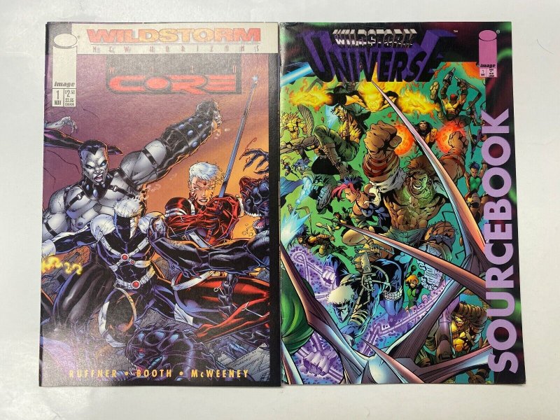 4 WILDSTORM comic books Wildcore #1 6 Phantom Guard #1 Sourcebook 39 KM7