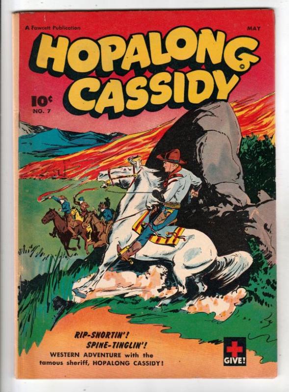 Hopalong Cassidy #7 (May-47) FN+ Mid-High-Grade Hopalong Cassidy