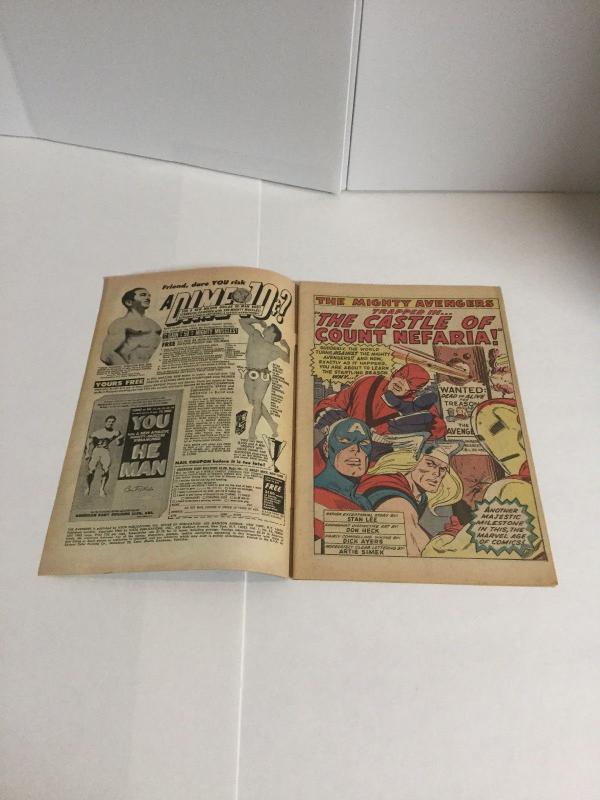 Avengers 13 Vg+ Very Good+ 4.5 Marvel Comics Silver Age