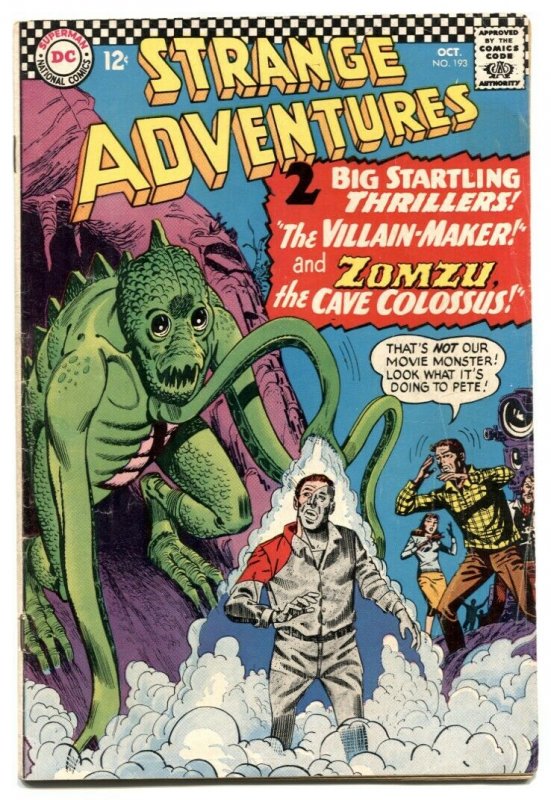 Strange Adventures #193 1966- DC Silver Age VG