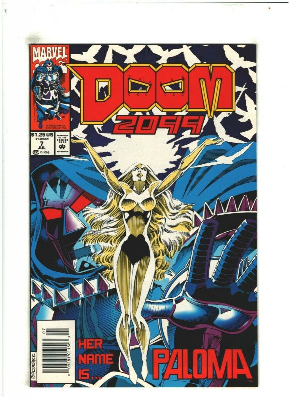 Doom 2099 #7 NM- 9.2 Newsstand Marvel Comics 1993