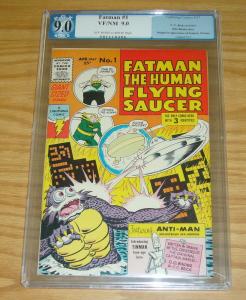 Fatman the Human Flying Saucer #1 PGX 9.0 silver age lightning comics 1967