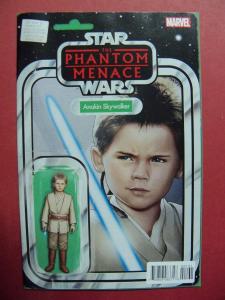 ANAKIN SKYWALKER #01 ACTION FIGURE VARIANT  COVER NM 9.4 MARVEL 2015 SERIES