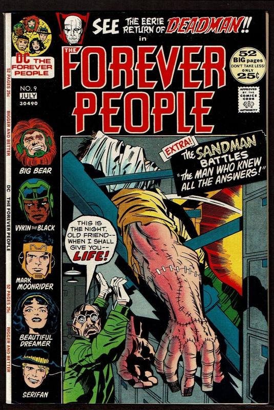 The Forever People #9 (Jun-Jul 1972, DC) VF