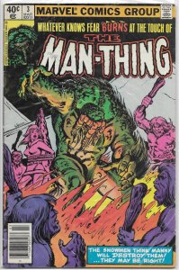 Man-Thing (vol. 2, 1979) # 3 GD Fleisher/Mooney, Wiacek cover