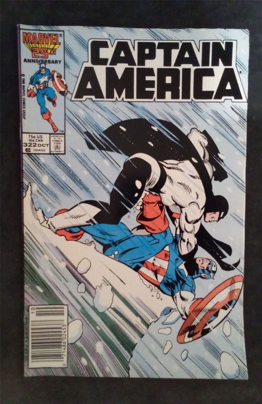 Captain America #322 1986 marvel Comic Book marvel Comic Book
