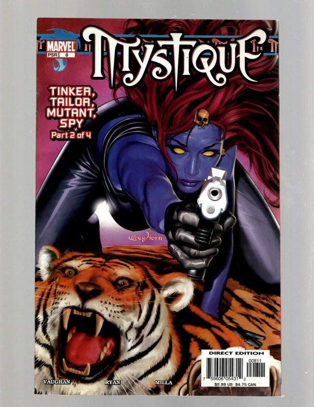 Lot Of 14 Mystique Marvel Comic Books # 1 2 3 4 5 6 7 8 10 11 12 13 14 15 HY5