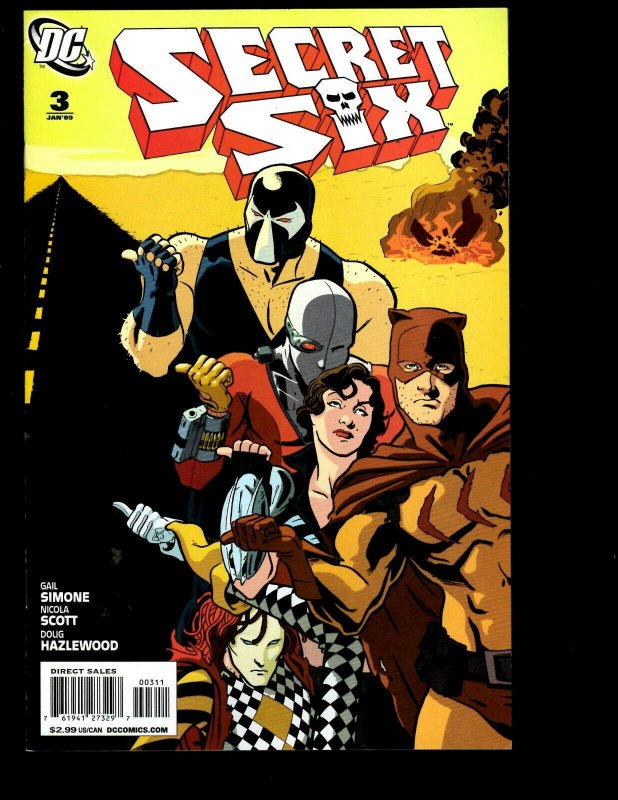 12 Secret Six DC Comics #1 2 3 4 5 6 7 8 9 10 11 12 Batman Bane Deadshot GK33