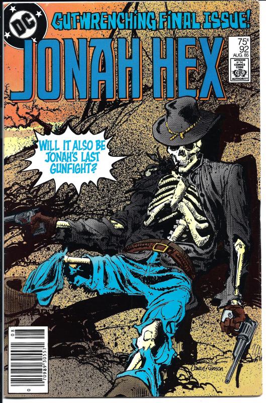 Jonah Hex #92 - Bronze Age - (VF+) Aug., 1985