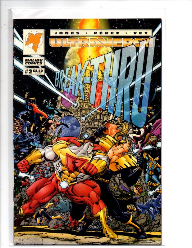 Malibu Comics Break-Thru #2 George Pérez Cover & Art