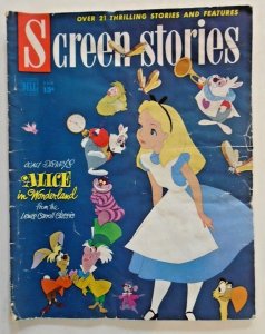*Screen Stories (Aug 1951) Alice in Wonderland