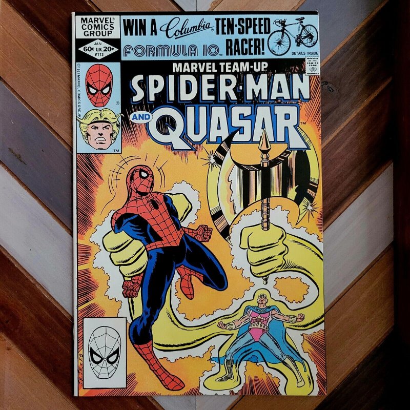 Marvel Team-Up #112 & 113 (Marvel 1982) Spider-Man! Feat KING KULL & QUASAR!