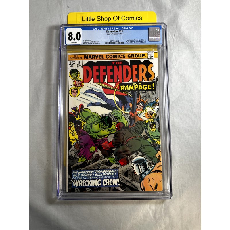 DEFENDERS (1972) #18 CGC 8.0