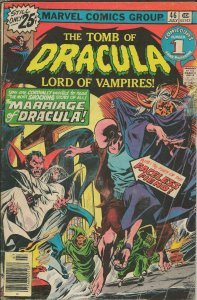 The Tomb of Dracula #46 ORIGINAL Vintage 1976 Marvel Comics Horror