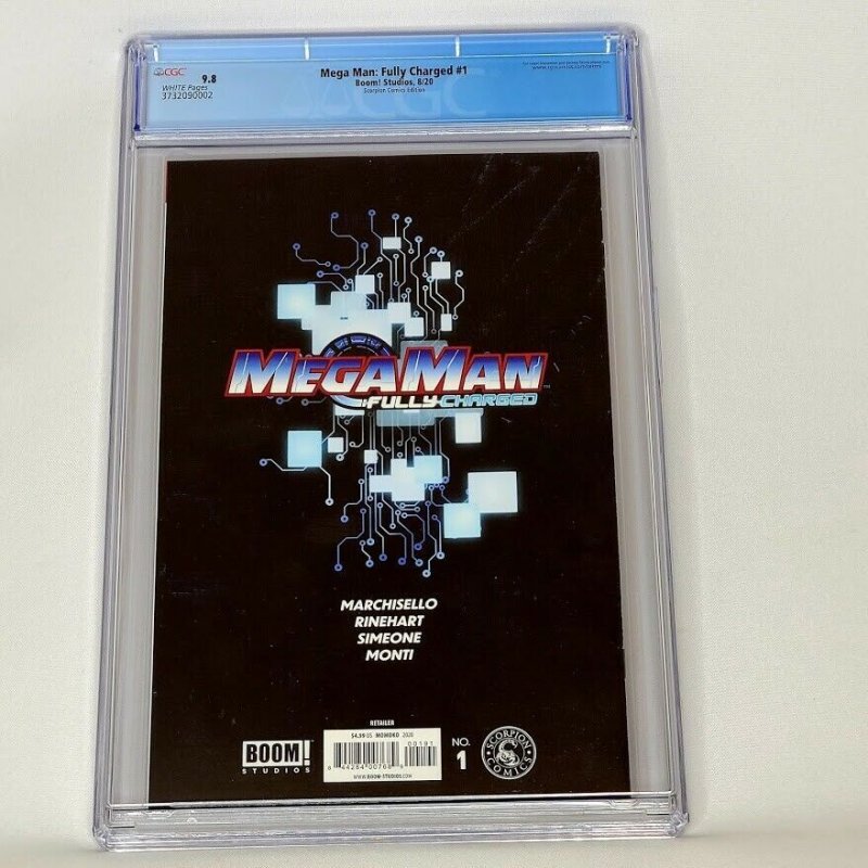 Mega Man Fully Charged #1 CGC 9.8 Scorpion Comics Edition Peach Momoko Variant