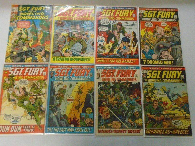 Bronze Age Sgt. Fury lot 46 different from #92-164 avg 5.0 VG FN (1971-81)