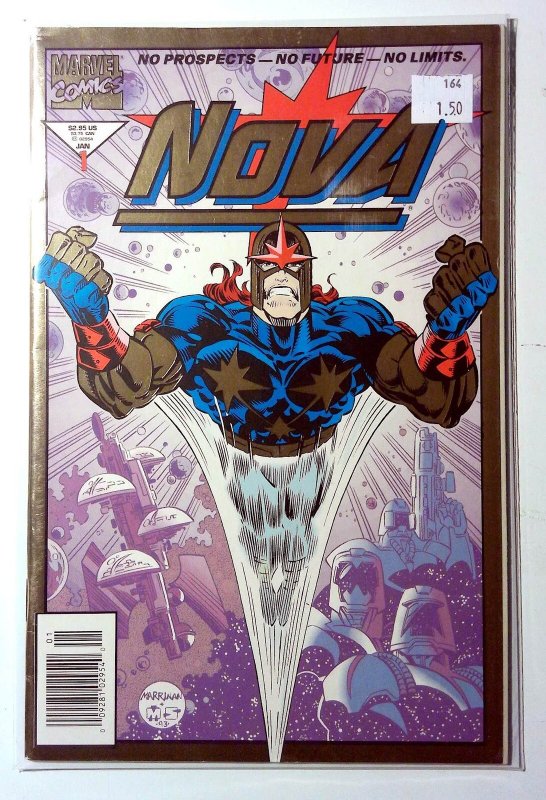 Nova #1 (1994) Marvel Comics Gold Foil Newsstand 2nd Series 1st Print Comic Book