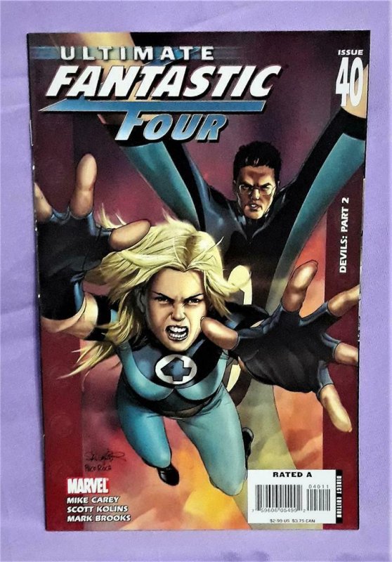 Mike Carey ULTIMATE FANTASTIC FOUR #39 - 41 Mark Brooks (Marvel, 2007)!