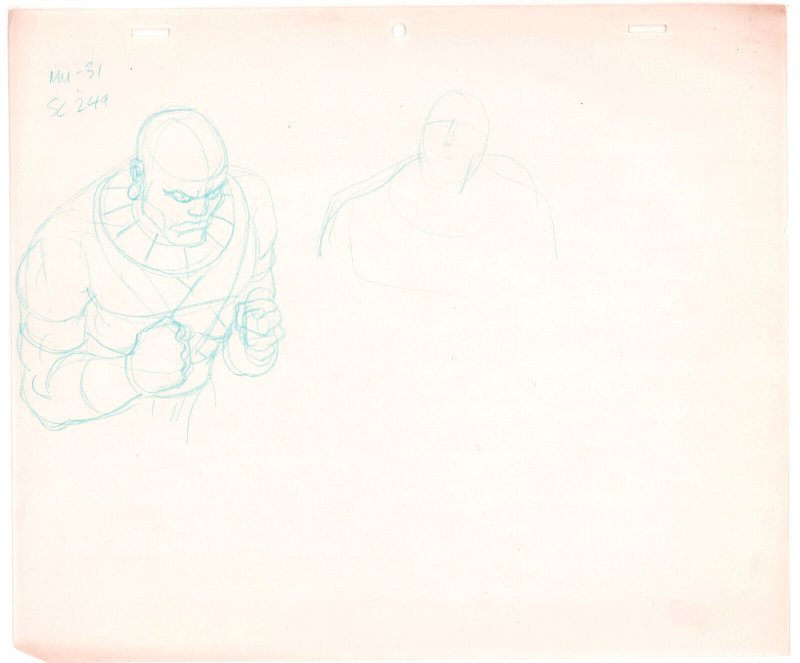 Masters of the Universe Animation Art #31 - G - Garn - 1980s by Ric Estrada