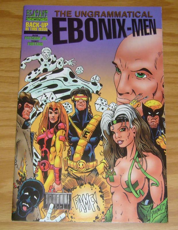 EboniX-Files #1 VF/NM x-files spoof with ungrammatical ebonix-men (x-men spoof)