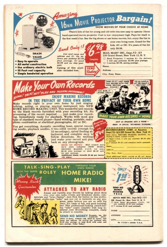 Famous Funnies #176 - 1949 - Famous Funnies - VG/FN - comic book