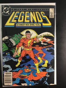 LEGENDS #5 Mini series (6) NEWSSTAND VARIANT! DARKSEID GOODNESS! VF!