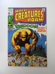 Where Creatures Roam #4 (1971) FN/VF condition