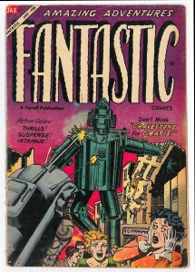 Fantastic Comics (1954 Ajax) #11 VG, Last issue in the series, Robot cover, HTF