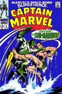 Captain Marvel (1968 series)  #4, VF- (Stock photo)
