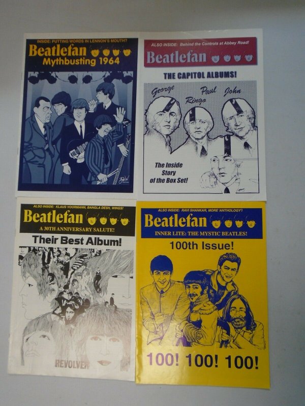 Beatlefan Magazine lot of 10 Sketch issues