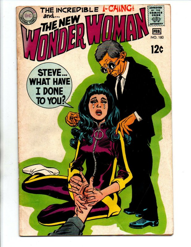 Wonder Woman #180 - Death of Steve Trevor - KEY - 1969 - FN