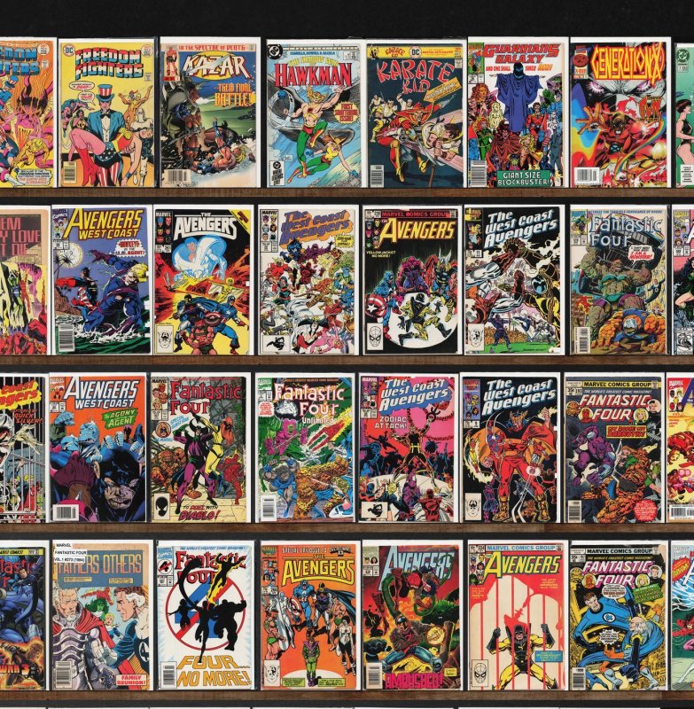 Huge Lot 150+ Comics with The Avengers, Fantastic Four, X-Factor & More!