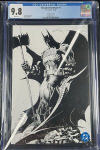 Absolute Batman #1 Lee Black & White Cover (2024) CGC 9.8