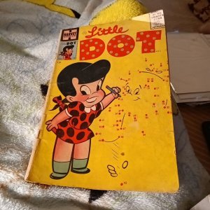 1955 LITTLE DOT #12 Harvey comics golden age early lotta Richie rich 1st print