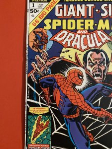 Giant-Size Spider-Man #1 (1974) w Dracula nice solid mid grade