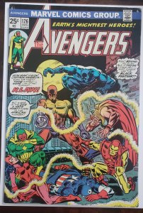 Avengers 126 (two pin holes at top of comic through length of comic)