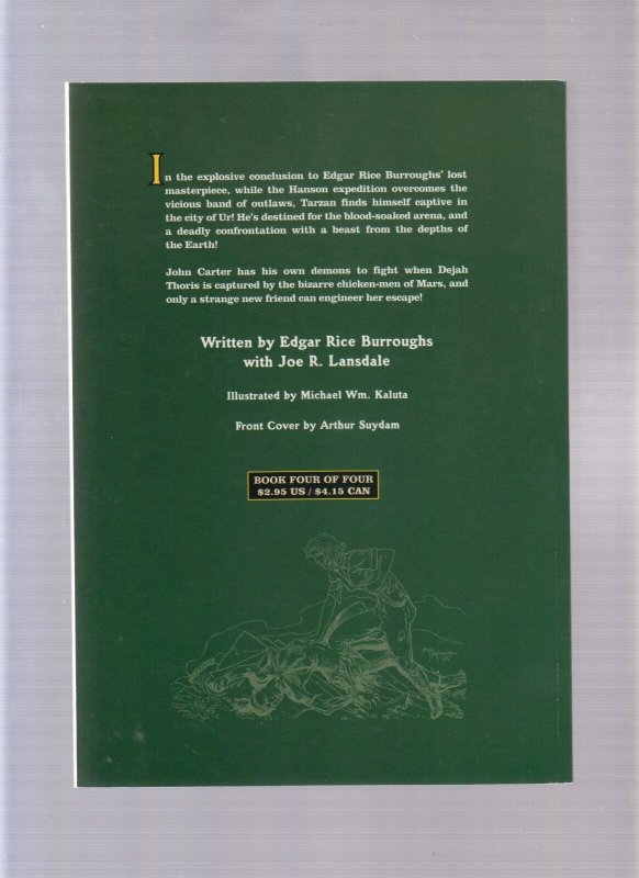 Edgar Rice Burroughs Tarzan: TLA #4 - SIGNED BY ARTHUR SUYDAM! (8.5/9.0) 1995