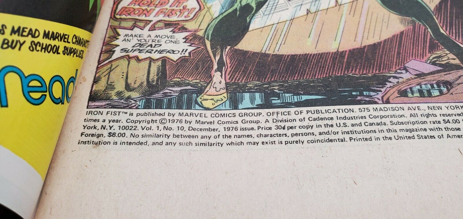 Iron Fist (1975) #10, Comic Issues