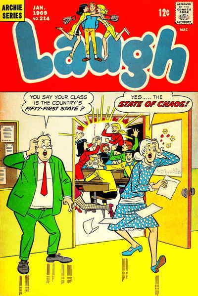 Laugh Comics #214 GD ; Archie | low grade comic January 1969 51st State Cover