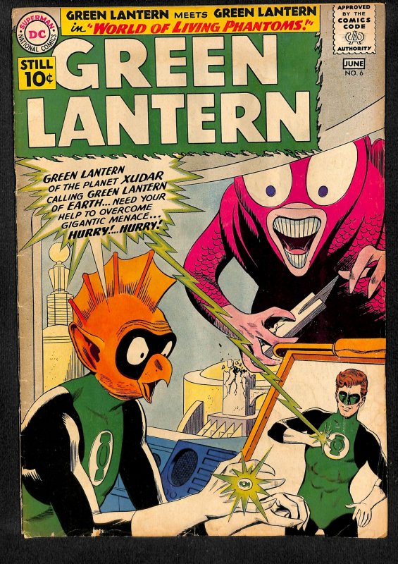 Green Lantern #6 VG- 3.5 1st Tomar! DC Comics